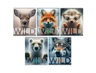 Тетрадь общая А5, 48 л. на скобе BG Wild