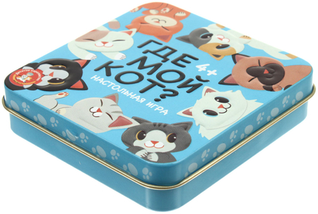 Игра настольная «Где мой кот?», 4+ Игра настольная «Где мой кот?», 4+