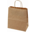 Пакет бумажный с ручками, 220×280×120 мм