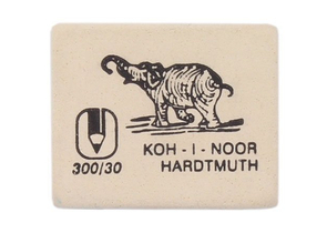 Ластик Koh-I-Noor, 35×30 мм (цена за 1 шт.)