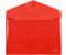 Папка-конверт пластиковая на кнопке Berlingo А4+, толщина пластика 0,18 мм, красная