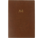 Книжка записная Format (А4), 195×280 мм, 80 л., клетка/точки, №5, коричневый