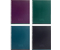 Тетрадь общая А5, 80 л. на гребне BG Monocolor. Dark, 160*205 мм, клетка, ассорти