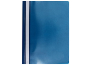 Папка-скоросшиватель пластиковая А4 Lite, толщина пластика 0,11 мм, синий