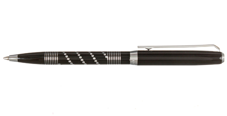 Ручка подарочная шариковая Manzoni Vasto, корпус черный