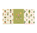 Тетрадь общая А4, 80 л. на скобе BG «Весна», 205×295 мм, клетка, ассорти