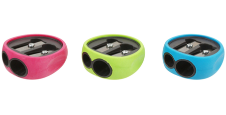 Точилка пластиковая ArtSpace Soft, 2 отверстия, ассорти Точилка пластиковая ArtSpace Soft, 2 отверстия, ассорти