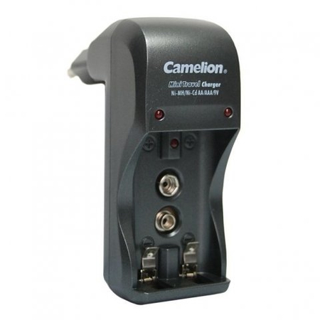Зарядное устройство Camelion Mini Travel Charger, BC1001A, темно-серый