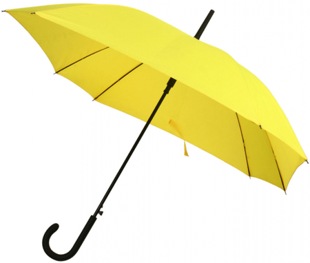 Зонт женский от дождя (трость) , желтый