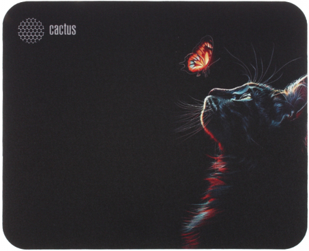 Коврик для мыши Cactus, 220*180*2 мм, Night Cat