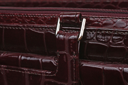 Портфель деловой из натуральной кожи «Кинг» 1083, 390*290*50 мм, бордо
