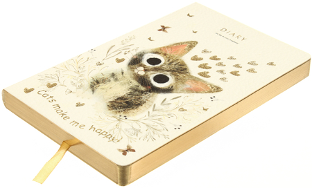 Ежедневник недатированный Bruno Visconti , 125*200 мм, 128 л., «Милый котик» Ежедневник недатированный Bruno Visconti , 125*200 мм, 128 л., «Милый котик»