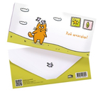 Открытка-конверт для денег «Попурри», «Хай шчасцiць!»