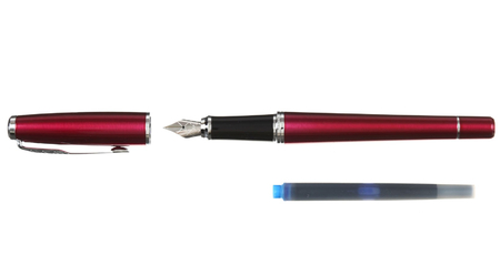 Ручка подарочная перьевая Parker Urban Core F309 Vibrant Magenta CT, корпус бордовый