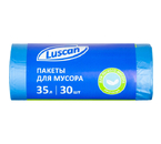 Пакеты для мусора Luscan (ПНД), 35 л, 30 шт., синие Пакеты для мусора Luscan (ПНД), 35 л, 30 шт., синие