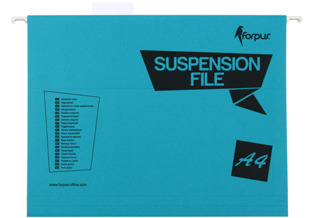 Папка подвесная для картотек Forpus, 234*310 мм, 350 мм, синяя