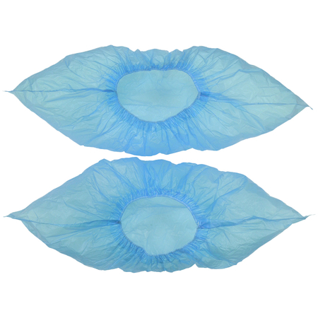 Бахилы одноразовые OfficeClean, 50 пар, 40*14 см, 26 мкм, «Стандарт», синие