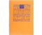 Тетрадь общая А4, 80 л. на гребне «Неоновый орнамент», 200*285 мм, клетка, оранжевая, «Дизайн-2»