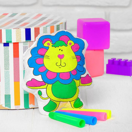 Игрушка-раскраска, «Львенок», 15 см Игрушка-раскраска, «Львенок», 15 см