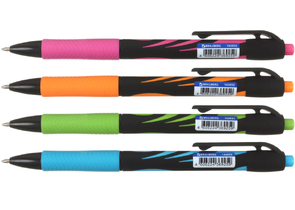 Ручка шариковая автоматическая Brauberg Ultra-RT Neon, корпус ассорти, стержень синий Ручка шариковая автоматическая Brauberg Ultra-RT Neon, корпус ассорти, стержень синий