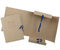 Папка картонная на завязках «Дело», А4, плотность 620 г/м2, ширина корешка от 30 до 120 мм, серая