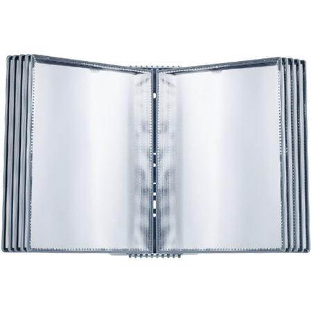 Демосистема настольная OfficeSpace, корпус - белый, панели - серые Демосистема настольная OfficeSpace, корпус - белый, панели - серые