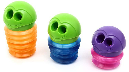 Точилка пластиковая Croc, 2 отверстия, с контейнером, ассорти (цена за 1 шт.) Точилка пластиковая Croc, 2 отверстия, с контейнером, ассорти (цена за 1 шт.)