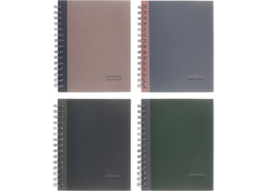 Тетрадь общая А5, 120 л. на гребне BG Monocolor. Double, 165×205 мм, клетка, ассорти