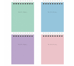 Блокнот на гребне Brauberg А7, 65×100 мм, 40 л., клетка, Minimal Pastel, ассорти Блокнот на гребне Brauberg А7, 65×100 мм, 40 л., клетка, Minimal Pastel, ассорти