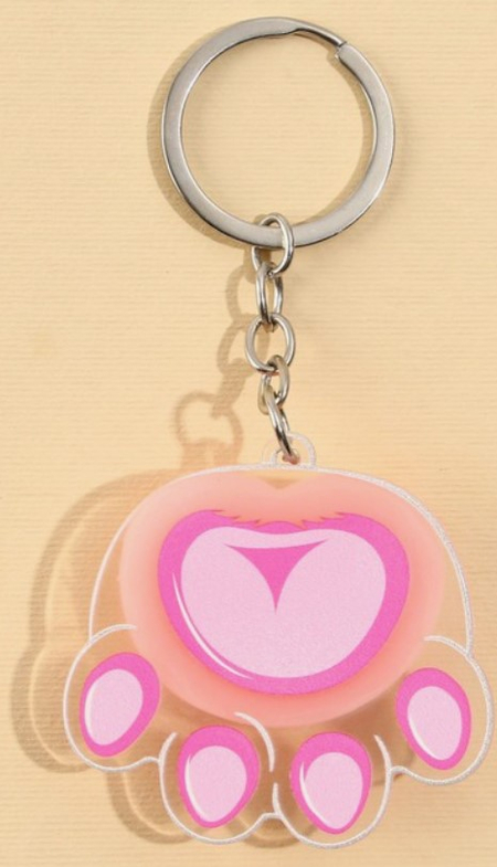 Брелок-антистресс акриловый Sima-Land, 4,6*7 см, «Лапка» Брелок-антистресс акриловый Sima-Land, 4,6*7 см, «Лапка»