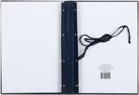 Папка для дипломных проектов, 210*297 мм, синяя п/мрамор, без бумажного блока
