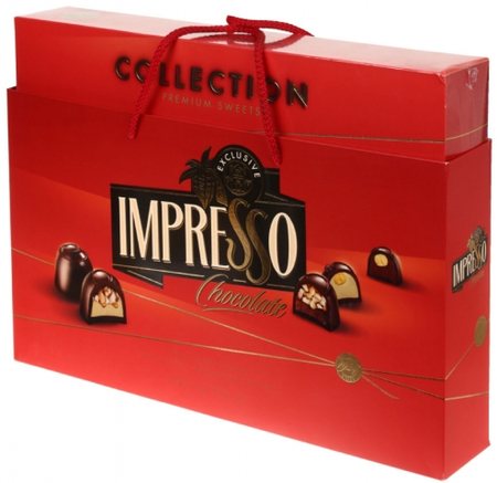 Набор конфет шоколадных Impresso Premium, 848 г, красный