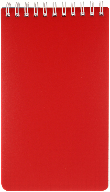 Блокнот на гребне «Полиграфкомбинат» (А6), 100*165 мм, 60 л., клетка, «Беларусь»