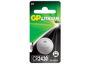 Батарейка литиевая дисковая GP Lithium Cell, CR2430, 3V Батарейка литиевая дисковая GP Lithium Cell, CR2430, 3V