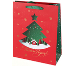 Пакет подарочный новогодний Meshu, 26×32×12 см, Christmas Magic