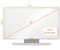 Доска магнитно-маркерная Nobo Widescreen Melamine, 72*41 см (32"), с полкой Доска магнитно-маркерная Nobo Widescreen Melamine, 72*41 см (32"), с полкой