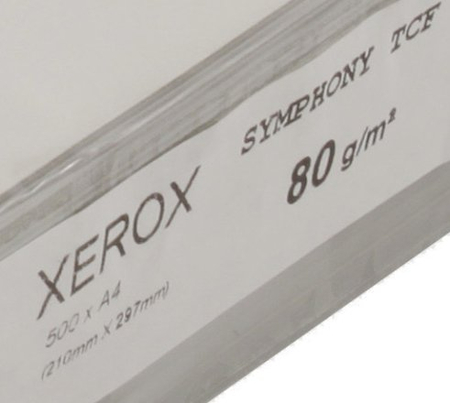 Бумага офисная цветная Xerox Symphony TCF, А4 (210*297 мм), 80 г/м2, 500 л., серая