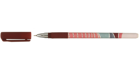 Ручка шариковая Lorex Slim Soft Grip с рисунком, Gorgeous Hill, стержень синий