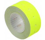 Этикет-лента однострочная Brauberg, 21×12 мм, 600 шт., прямоугольная, желтая