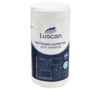 Салфетки чистящие для экранов Luscan, 100 шт., в тубе