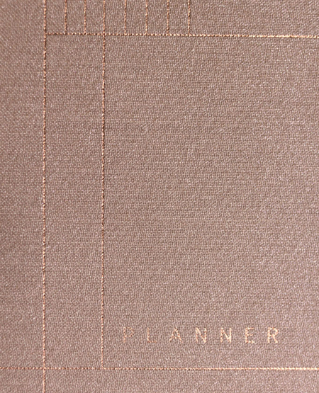 Ежедневник-планер Lorex Linen Stylish Collection, 140*200 мм, 80 л., розовый