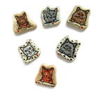 Магнит «Котик» (Крылова Н.М.), 3,5×3 см, ассорти