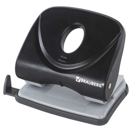 Дырокол Brauberg Original, 105*95 мм, 25 л., черный Дырокол Brauberg Original, 105*95 мм, 25 л., черный