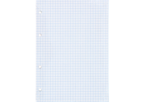 Сменный блок для тетради на кольцах Brauberg, 120 л., клетка, белый