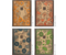 Тетрадь-блокнот Flower Design Notebook для записей, 145*205 мм, 80 л., линия, «1865-1868», ассорти