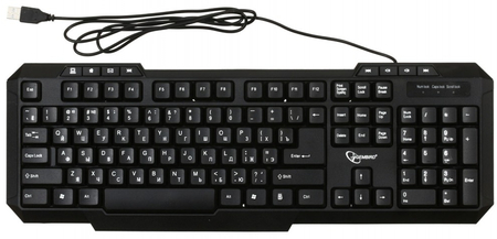 Клавиатура мультимедийная Gemdird KB-UM-105-RU, USB, проводная, черная Клавиатура мультимедийная Gemdird KB-UM-105-RU, USB, проводная, черная
