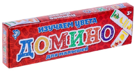 Игра настольная «Домино. Изучаем цвета», 3+