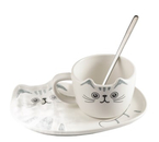 Чайная пара Sima-Land, объем кружки 200 мл, «Котик» (с ложкой)