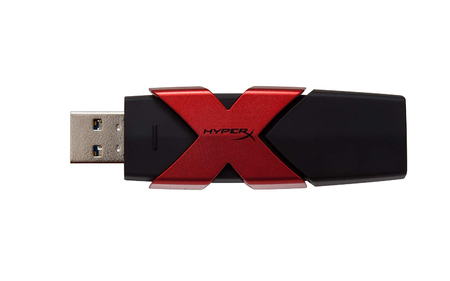 Флэш-накопитель Kingston HyperX Savage USB 3.1/3.0, 256 Гб, черный с красным