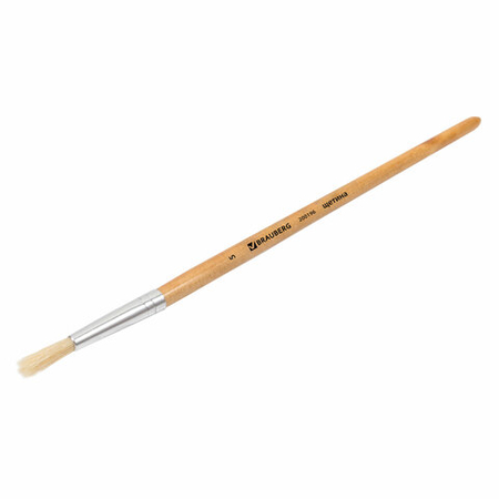 Кисть для рисования (кисть для клея) «Щетина» Brauberg Basic Bristle, №5, круглая